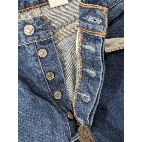 Levi's 501xx Jeans Mens 33x31 (Actual 29.5x27) Vintage Style Button Fly Blue - Picture 15 of 15